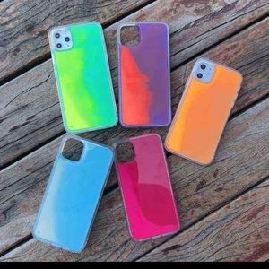 Neon glowing iPhone cases